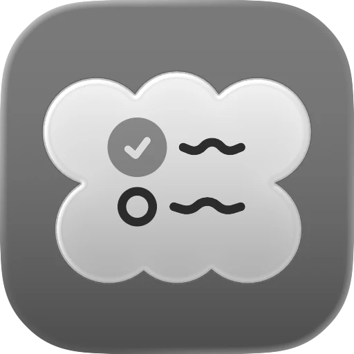 The same icon in the clear look