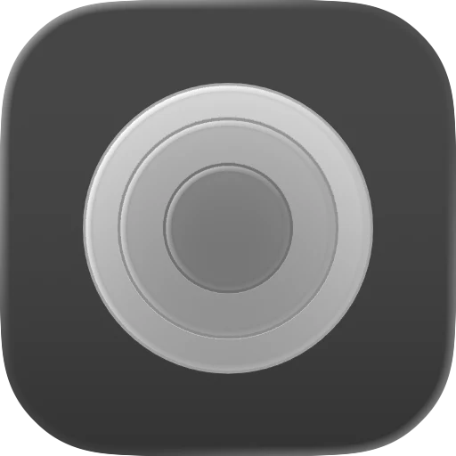 Ringed target app icon in the clear look